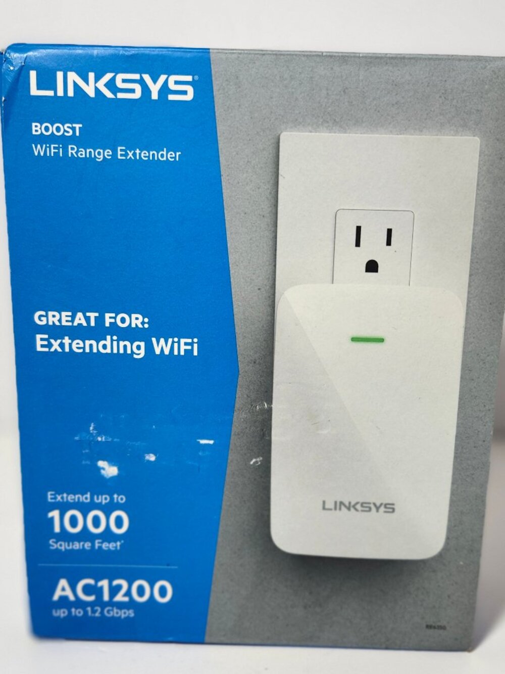 Linksys RE6350 AC1200 Dual-Band Boost WiFi Range Extender Open Box